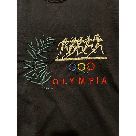 Vintage 90s Olympus embroidered tee - Picture 2 of 3